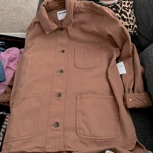 BNWT, Old Navy Shacket, Size S with pockets